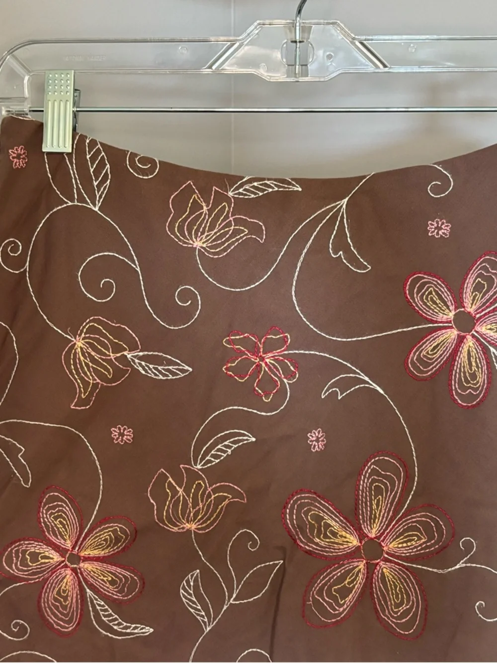 Covington Embroidered Floral A-Line Skirt - Picture 5 of 13